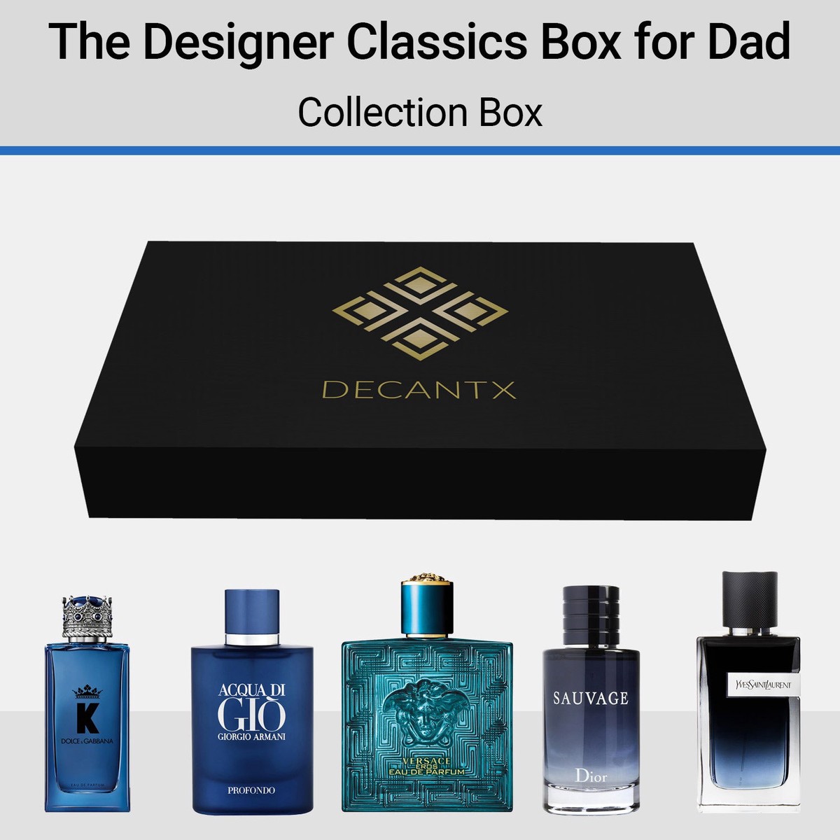 The Designer Classics Box for Dad - Decantx Fragrance Collection Box