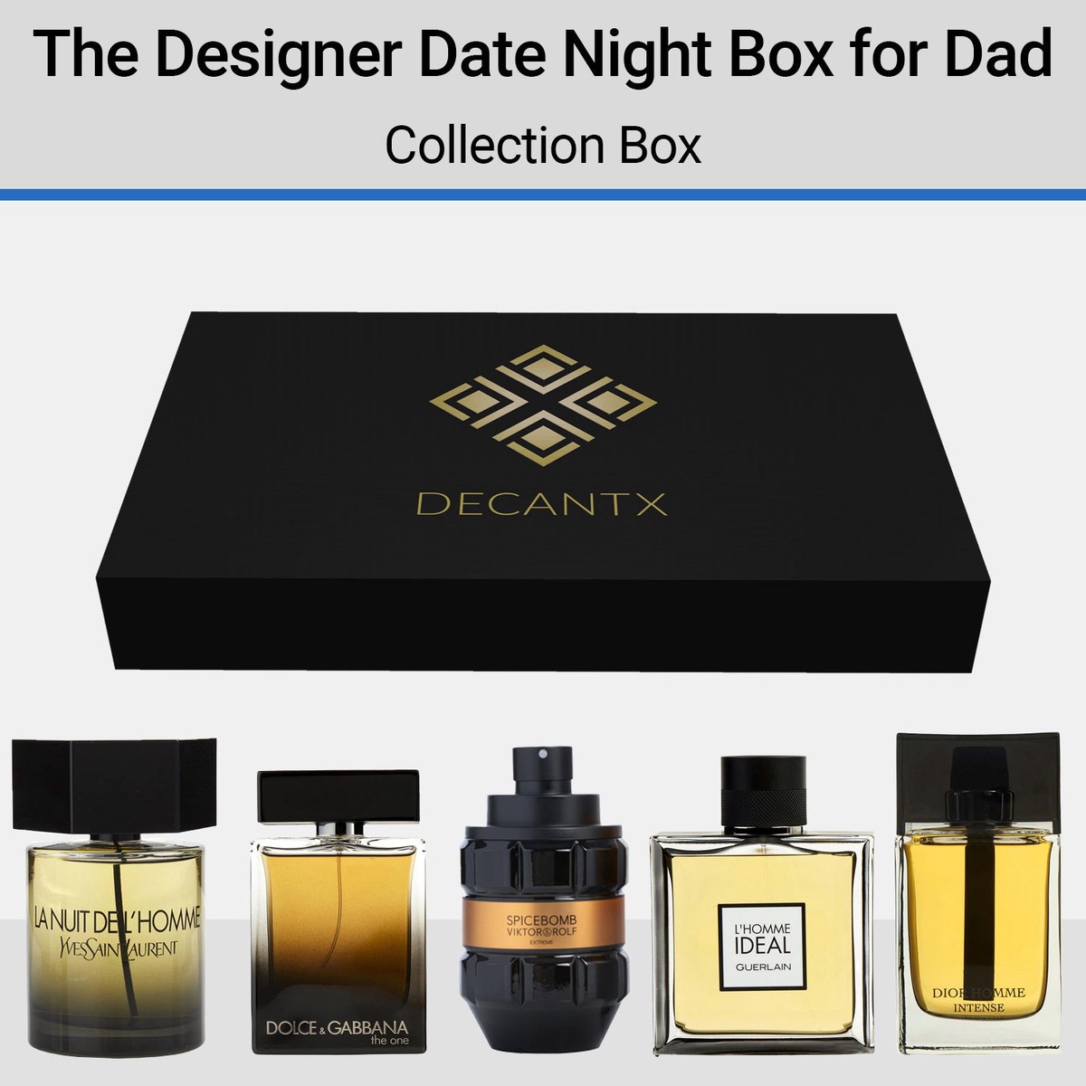 The Designer Date Night Box for Dad - Decantx Fragrance Collection Box