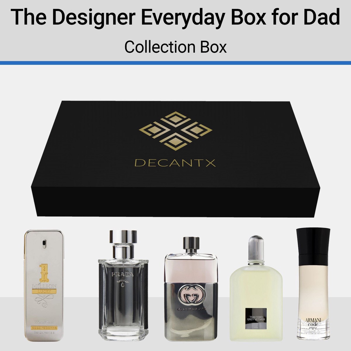 The Designer Everyday Box for Dad - Decantx Fragrance Collection Box
