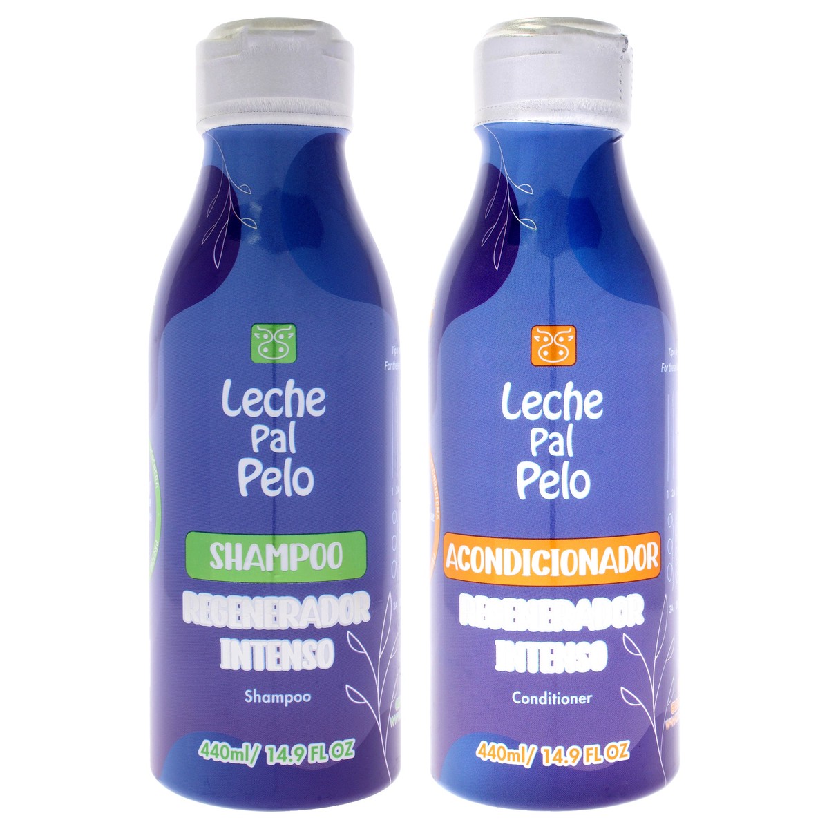 Leche Pal Pelo Intense Regenerator Kit by Leche Pal Pelo for Women - 2 Pc Kit 14.9oz Shampoo, 14.9oz Conditioner
