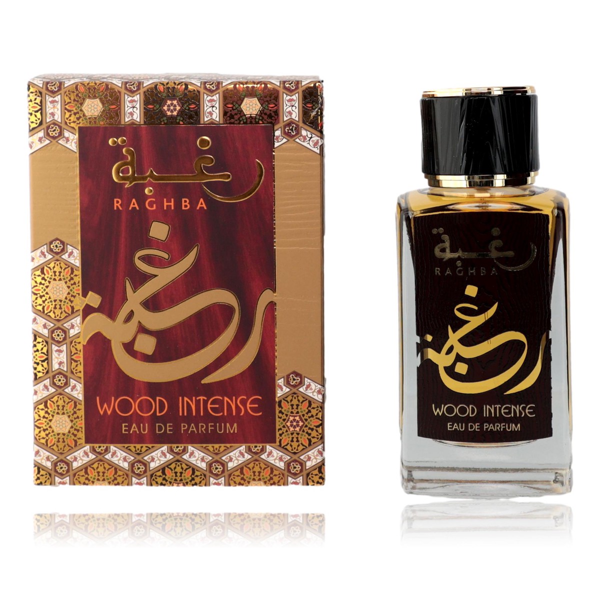 Hot Sale Raghba Wood Intense by Lattafa, 3.4 oz EDP Spray for Men